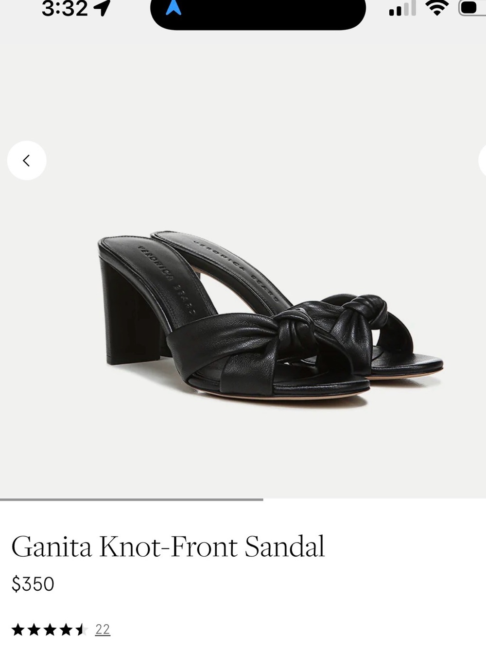 Veronica Beard Black Knot-Front Leather Heels